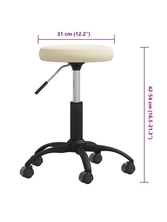 MASSAGE STOOL VELVET CREAM