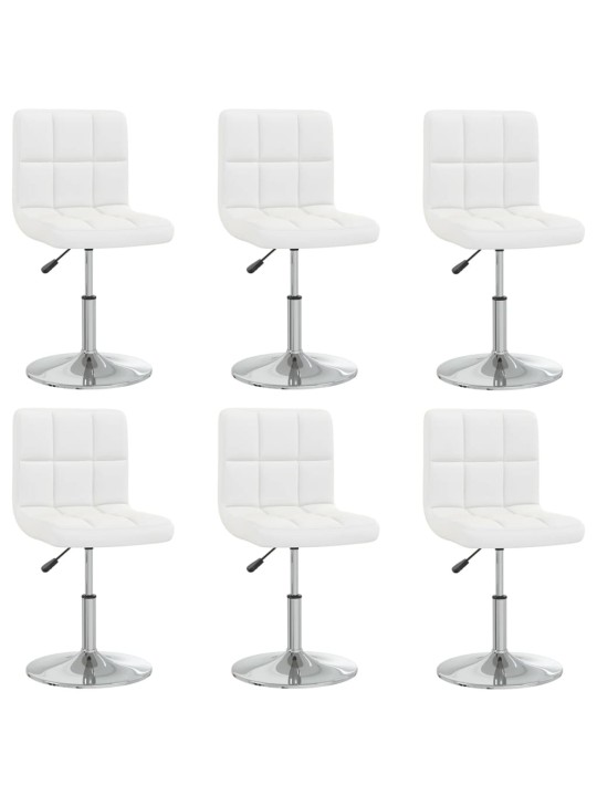 SÖÖGITOOLID 6 TK, VALGE, KUNSTNAHK