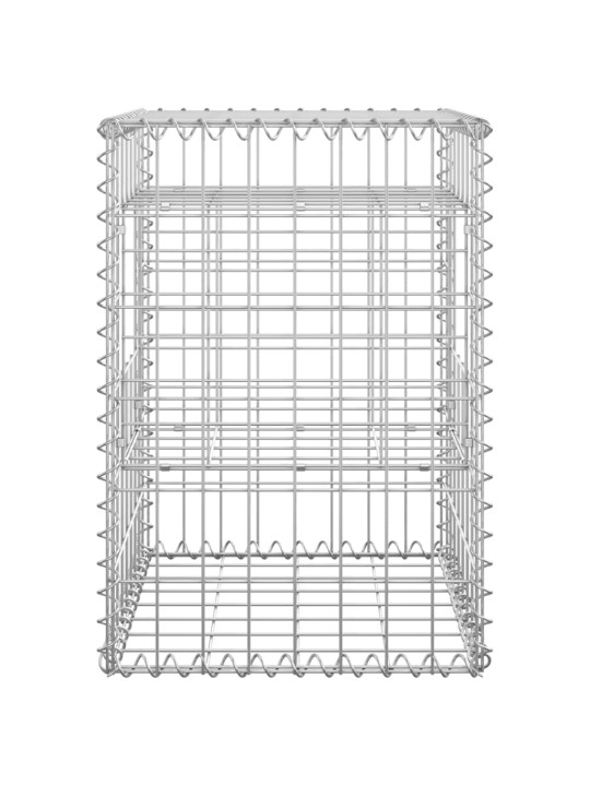 Gabioonkorvid 2 tk, 40 x 40 x 60 cm, iron