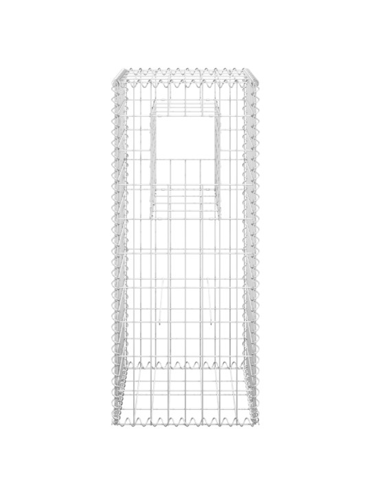 Gabioonkorvid 2 tk, 40 x 40 x 100 cm, raud