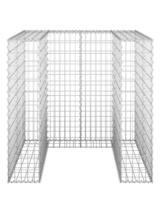 Gabioonsein prügikastile, tsingitud teras, 110x100x110 cm
