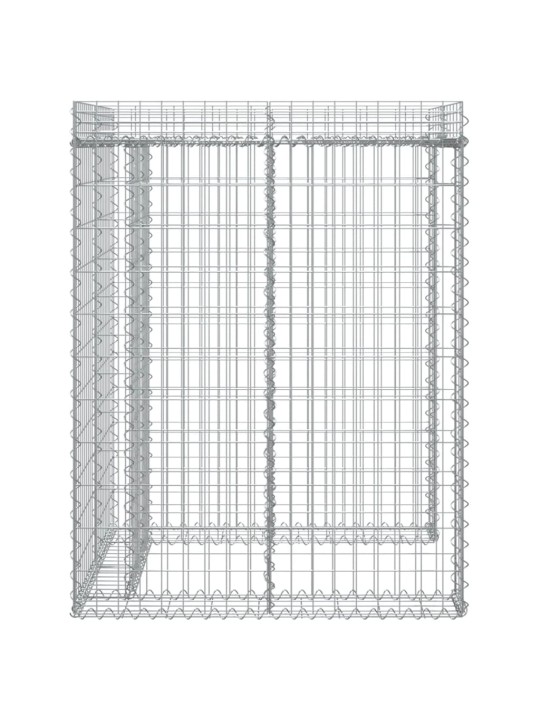 Gabioonsein prügikastile, 110 x 91 x 120 cm, tsingitud raud