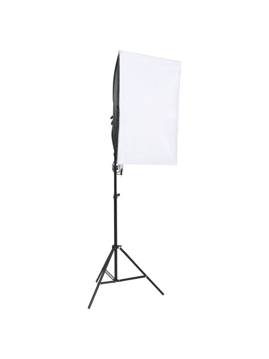 6-osaline fotostuudio komplekt valgustuse ja softboxidega