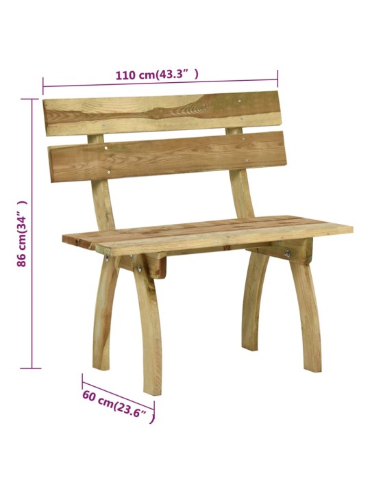 Aiapink, 110 cm, immutatud männipuit