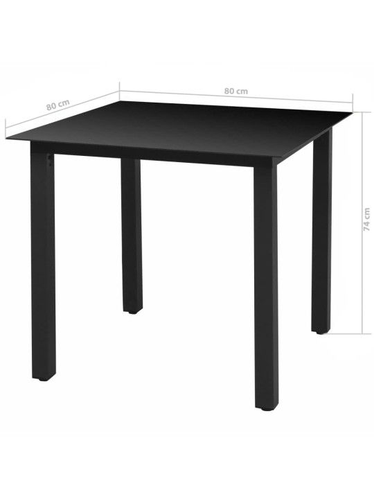 5-osaline aiamööblikomplekt patjadega, polürotang, pruun