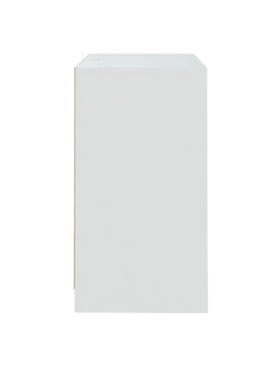 Puhvetkapp, valge, 70 x 41 x 75 cm, puitlaastplaat