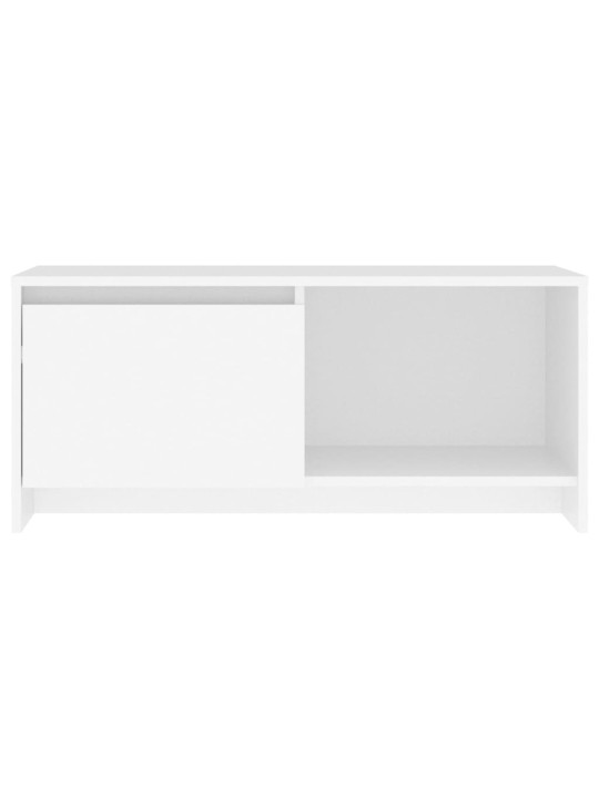 TELERIKAPP, VALGE, 90 X 35 X 40 CM, PUITLAASTPLAAT