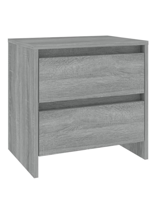 ÖÖKAPID 2 TK, HALL SONOMA TAMM, 45X34,5X44,5 CM, PUITLAASTPLAAT