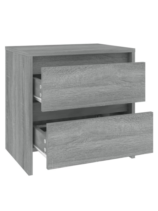 ÖÖKAPID 2 TK, HALL SONOMA TAMM, 45X34,5X44,5 CM, PUITLAASTPLAAT