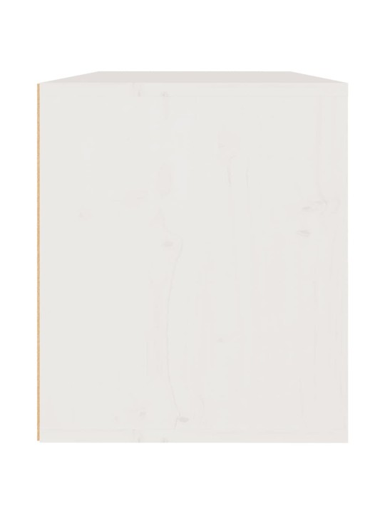 Seinakapp, valge, 60x30x35 cm, täismännipuit