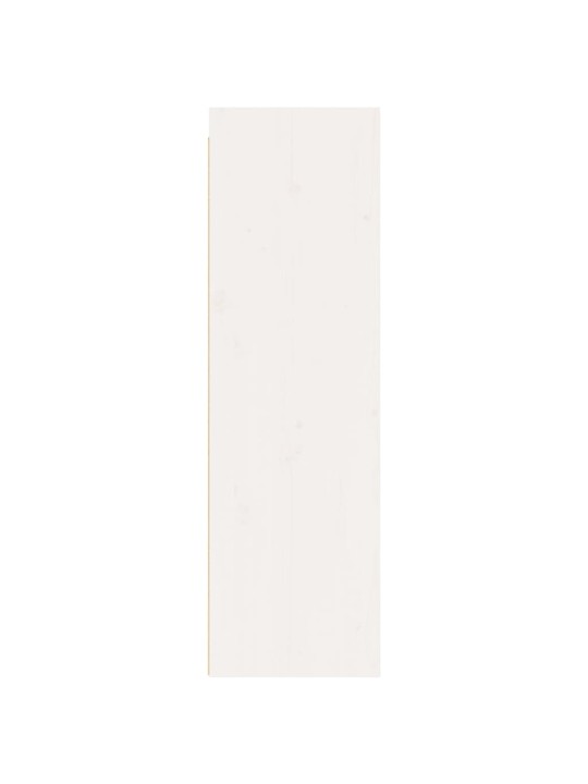 Seinakapp, valge, 30 x 30 x 100 cm, täismännipuit