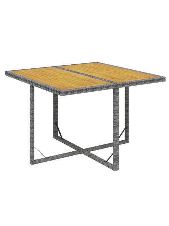5-osaline aiamööbli komplekt patjadega, polürotang, hall