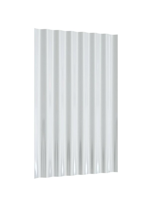 Katusepaneelid 12 tk, galvaniseeritud teras, roheline, 60x36 cm