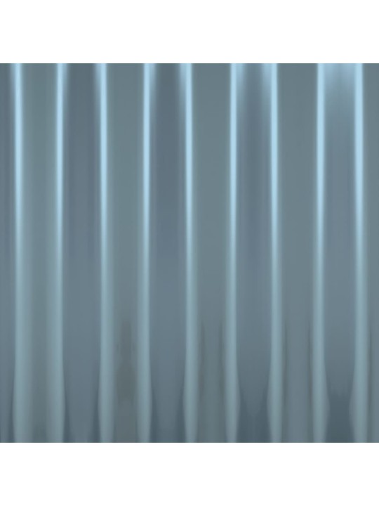 Katusepaneelid 12 tk, galvaniseeritud teras, hall, 60 x 36 cm