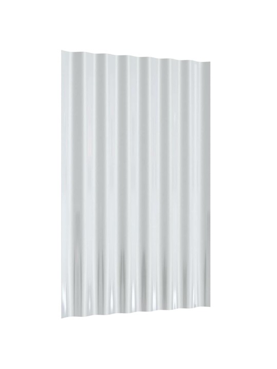 Katusepaneelid 12 tk galvaniseeritud teras antratsiit 60 x 36 cm