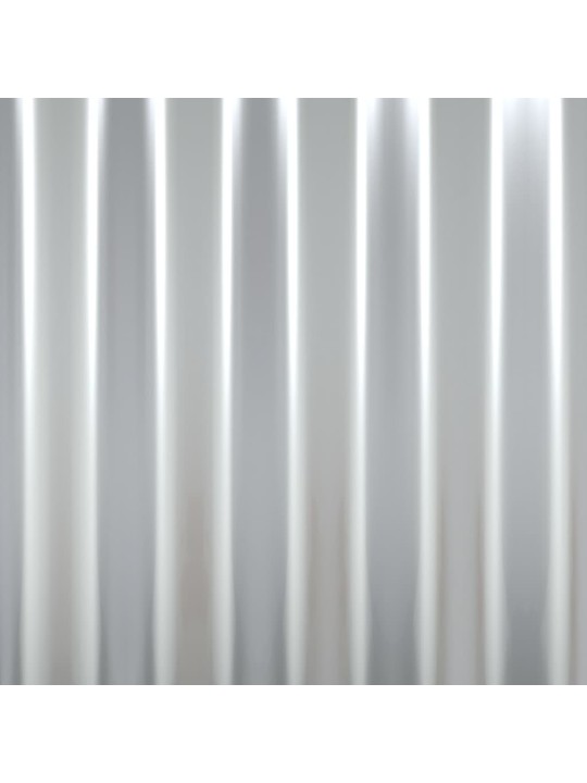 Katusepaneelid 12 tk, galvaniseeritud teras, hõbedane, 60x36 cm