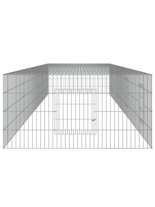 4 paneeliga jänesepuur, 433x109x54 cm, tsingitud raud