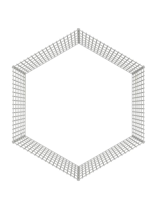 Loomade aedik 6 paneeli 54x60 cm tsingitud raud