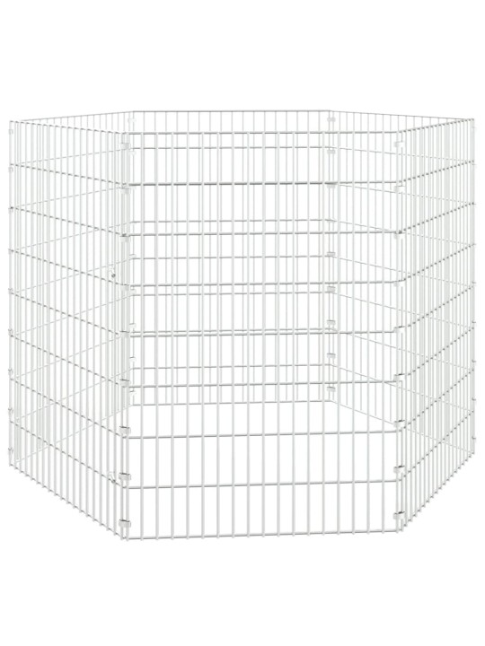 Loomade aedik 6 paneeli 54x80 cm tsingitud raud