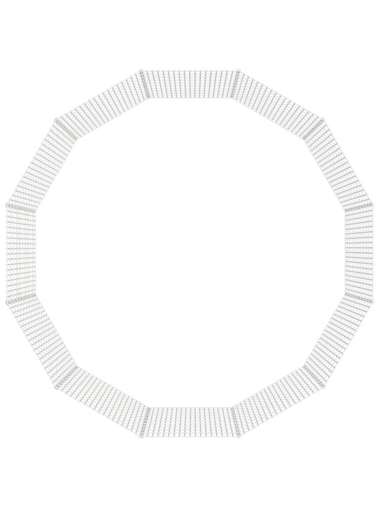 Loomade aedik 12 paneeli 54x100 cm tsingitud raud