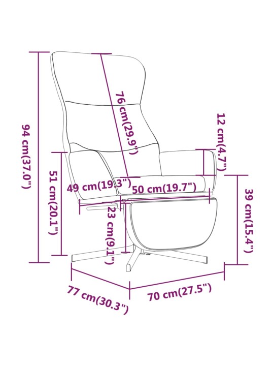 Puhketool jalatoega, tumehall, samet