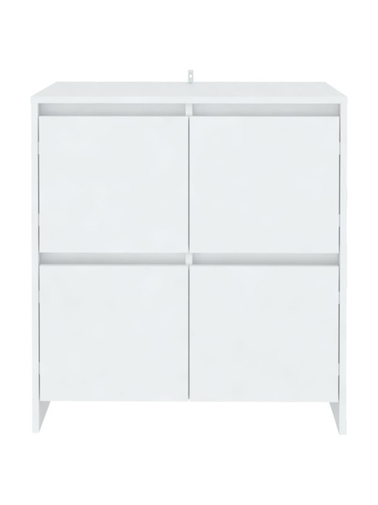 Puhvetkapp 2 tk, valge, 70 x 41 x 75 cm, puitlaastplaat