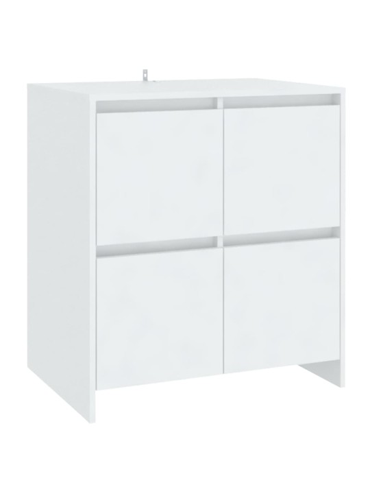 Puhvetkapp 2 tk, valge, 70 x 41 x 75 cm, puitlaastplaat