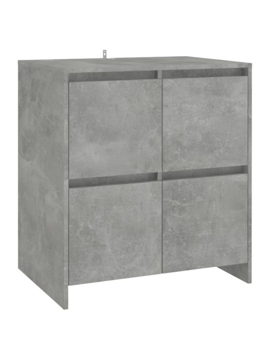 Puhvetkapp 2 tk, betoonhall, 70 x 41 x 75 cm, puitlaastplaat