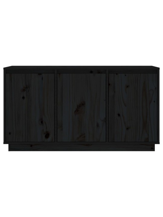 Puhvetkapp, must, 111 x 34 x 60 cm, täismännipuit