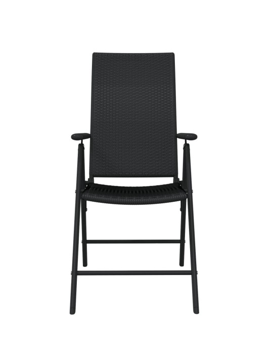 5-osaline aiamööbli komplekt, must