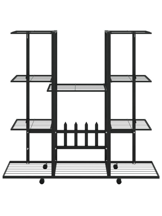 Lillealus ratastel, 94,5x24,5x91,5 cm, must, metall