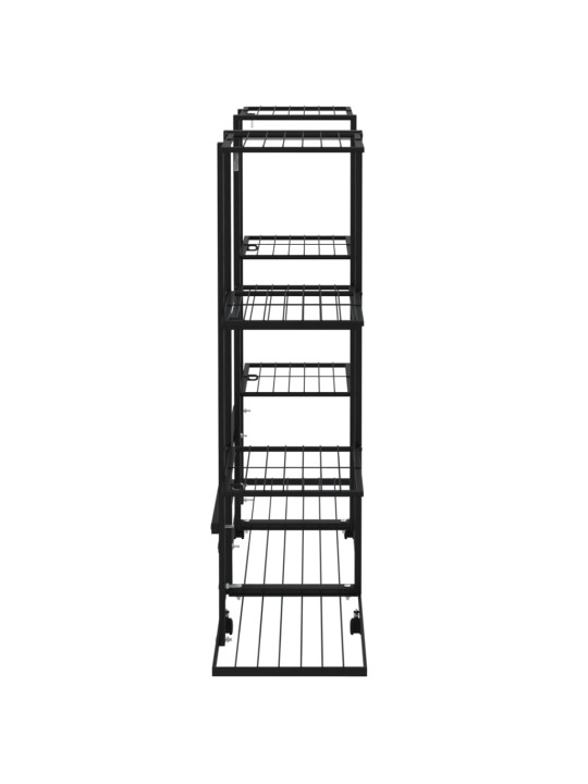 Lillealus ratastel, 94,5x24,5x91,5 cm, must, metall