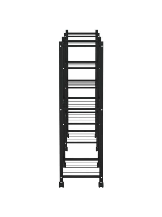 Lillealus ratastel, 83 x 25 x 83,5 cm, must, raud