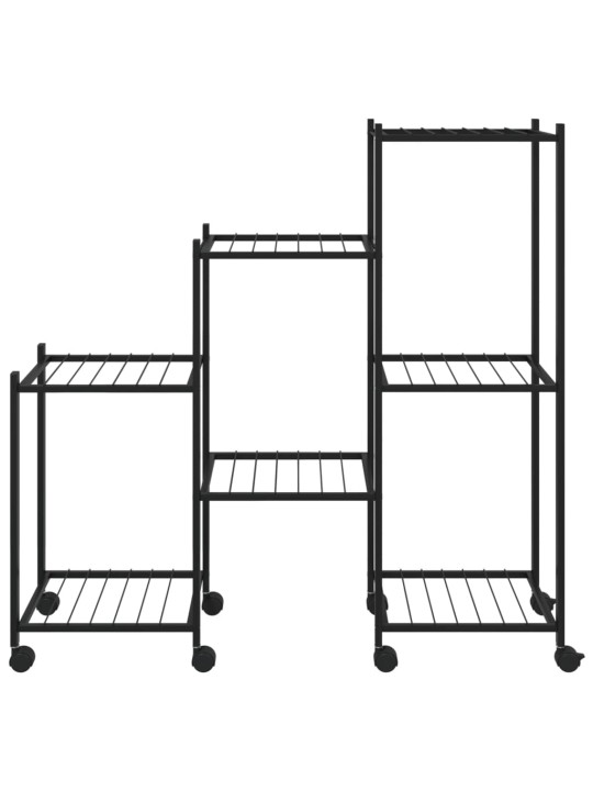 Lillealus ratastel, 83 x 25 x 83,5 cm, must, raud