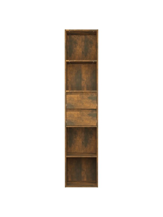 Raamatukapp, suitsutatud tamm, 36 x 30 x 171 cm, tehispuit