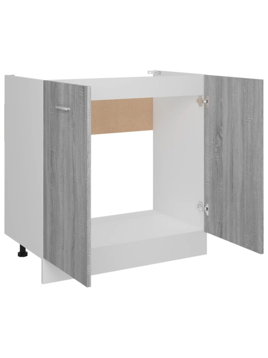 Valamukapp, hall sonoma tamm, 80x46x81,5 cm, tehispuit