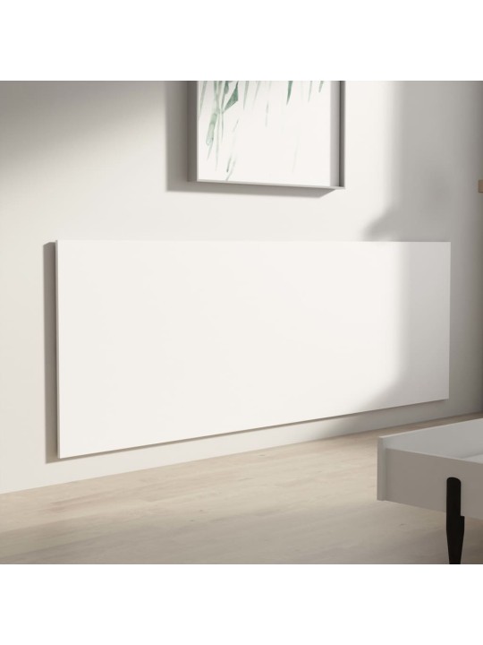 Seinale kinnitatav voodipeats, valge, 240x1,5x80 cm, tehispuit