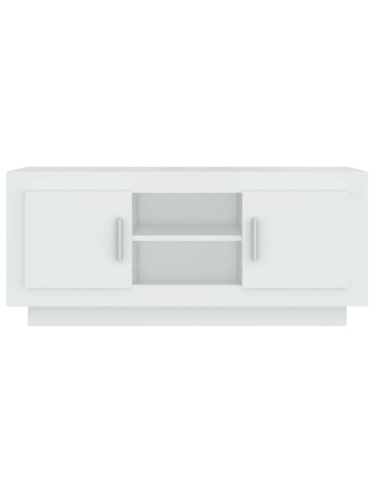 Telerikapp, valge, 102 x 35 x 45 cm, tehispuit