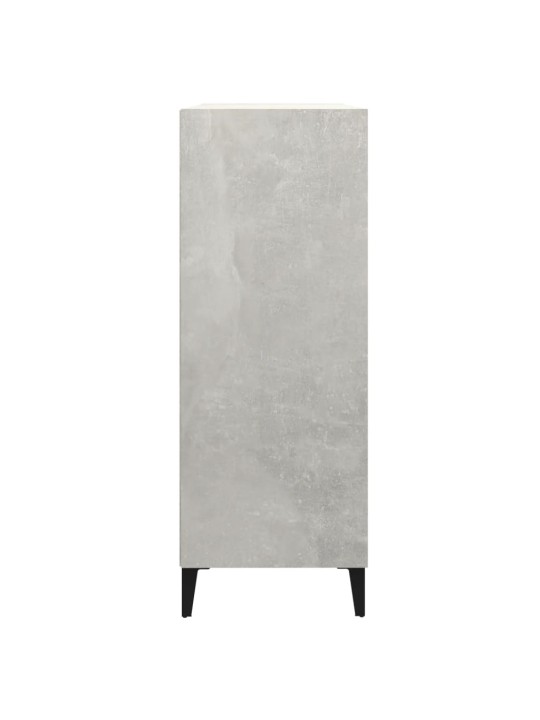 Puhvetkapp, betoonhall, 69,5 x 32,5 x 90 cm, tehispuit