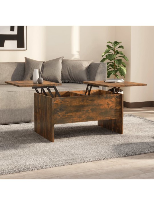 Diivanilaud, suitsutatud tamm, 80 x 50 x 42,5cm, tehispuit