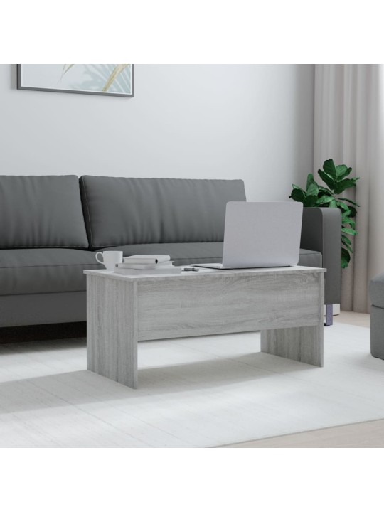 Diivanilaud, hall sonoma tamm, 102 x 50,5 x 46,5cm, tehispuit