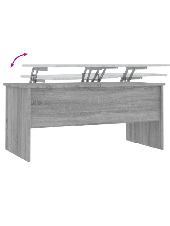 Diivanilaud, hall sonoma tamm, 102 x 50,5 x 46,5cm, tehispuit