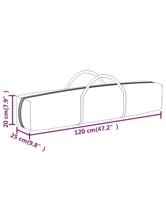 Kokkupandav peotelk seintega, antratsiithall, 2 x 2 m