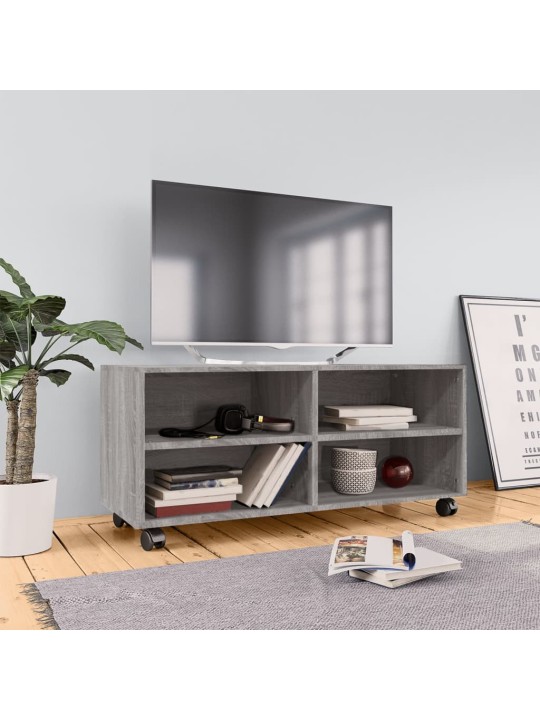 RATASTEGA TELERIKAPP, HALL SONOMA TAMM, 90X35X35 CM, TEHISPUIT