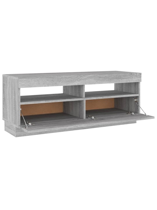 Telerialus LED-tuledega, hall sonoma , 100 x 35 x 40 cm