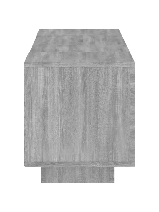 Telerialus LED-tuledega, hall sonoma tamm, 160 x 35 x 40 cm