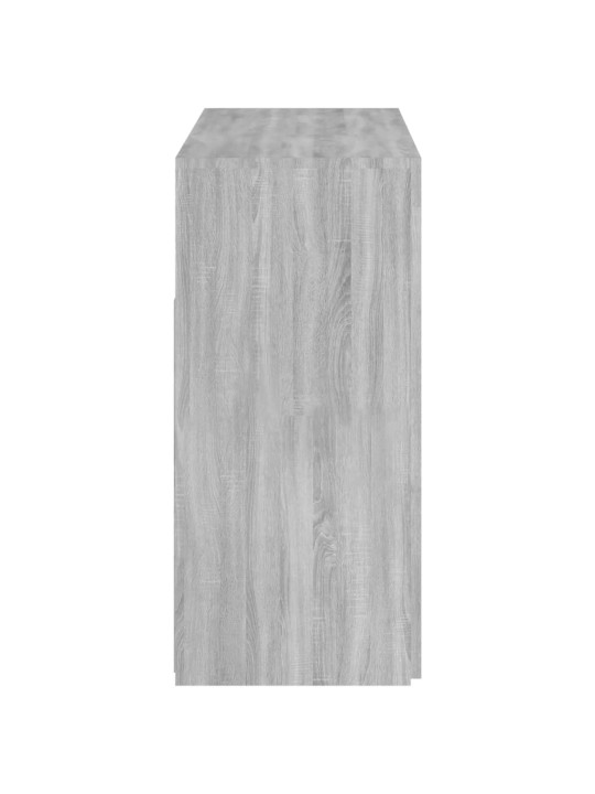 Puhvetkapp LED-tulega, hall sonoma tamm, 115,5x30x75 cm