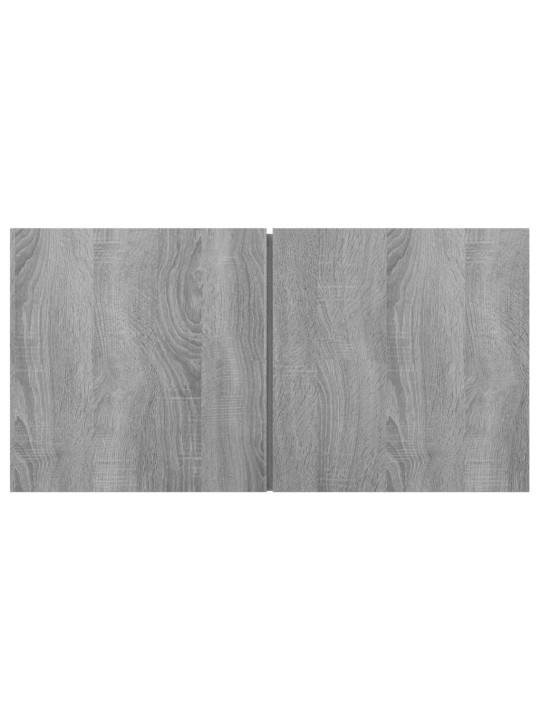 Seina telerikapp, hall sonoma tamm, 3 tk, 60x30x30 cm tehispuit