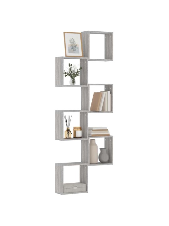 WALL CUBE RIIULID 6 TK HALL SONOMA 30X15X30 CM
