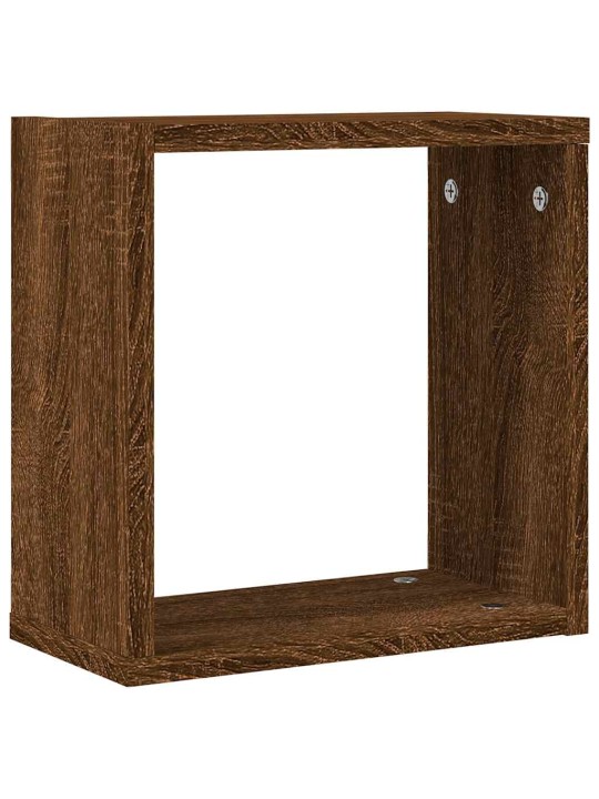 SEINAKUUBIKURIIULID 6 TK PRUUN TAMM 30X15X30 CM